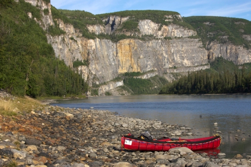 The expedition canoe I used